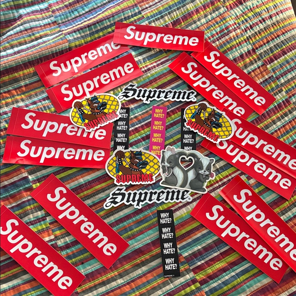 Sale 22 -supreme stickers will ship out right away make a bundle and save
